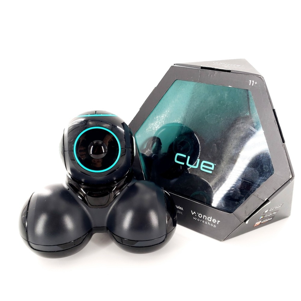 Wonder Workshop Cue Coding Robot QU01 No Charger Or Accessories Tested & Works